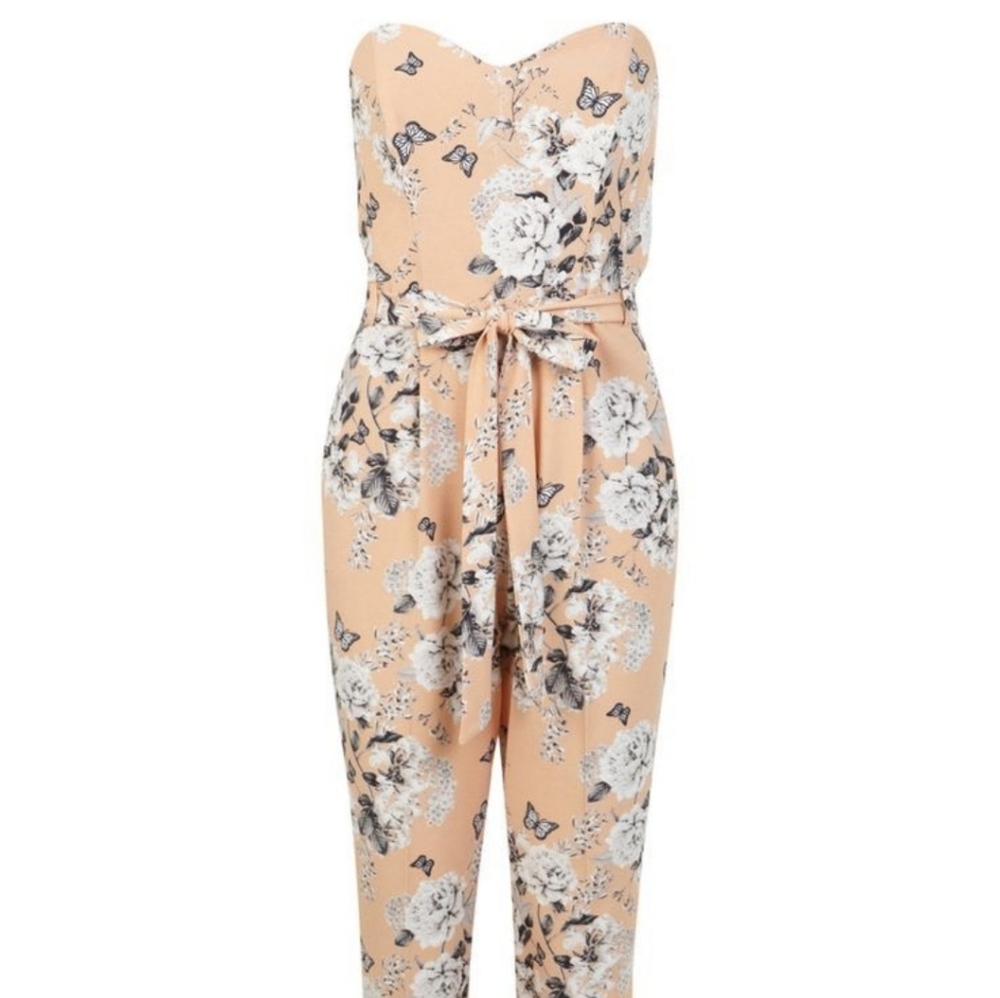NWT Miss Selfridge Floral Print Jumpsuit
